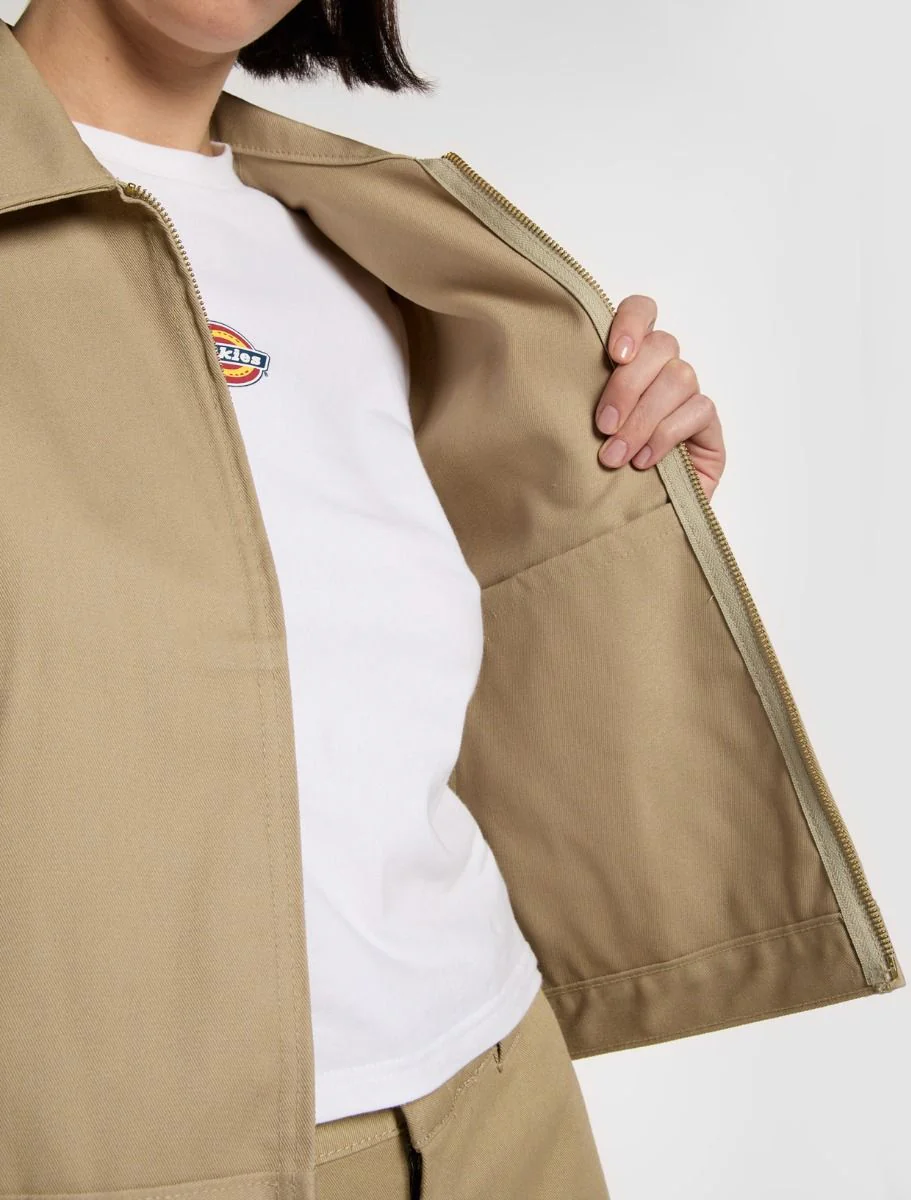 Dickies Giacca corta sfoderata da donna Eisenhower beige - Image 3