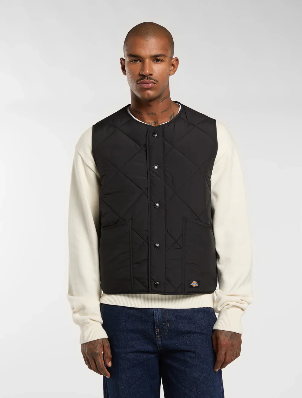 Dickies Gilet trapuntato da uomo Samburg nero - Image 3