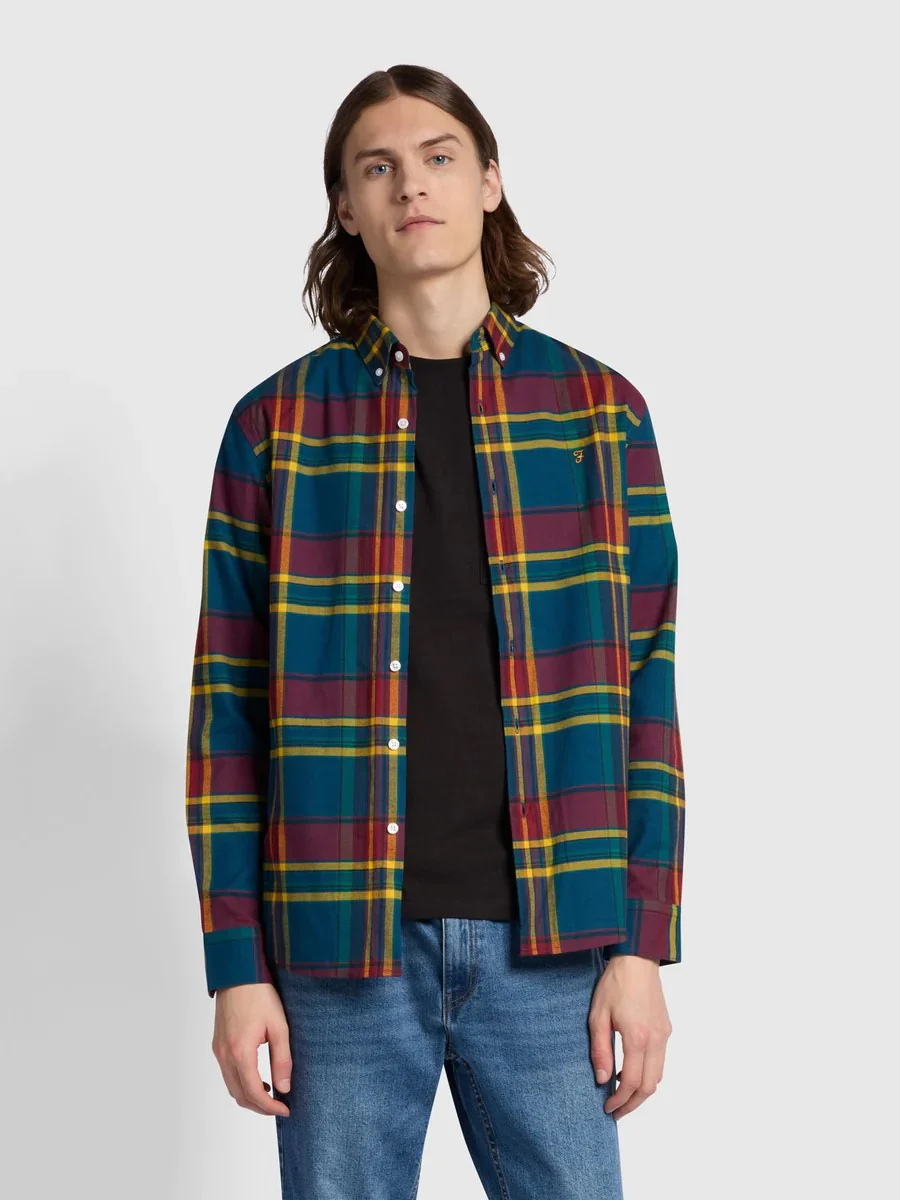 Farah Giusto ls check shirt F4WFD062-487 - Image 2
