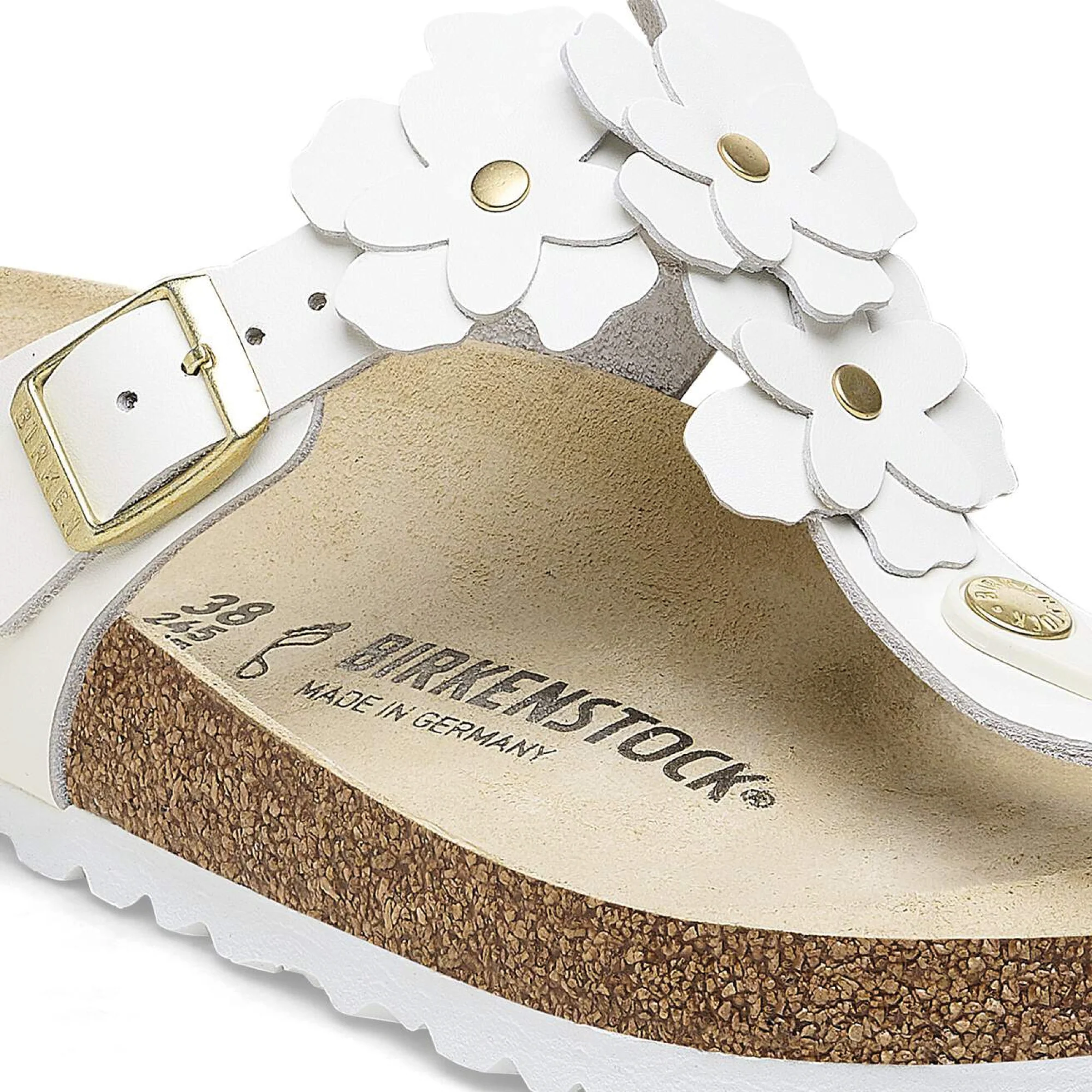 Birkenstock Infradito da donna Gizeh Flower bianco (Calzata Normale) - Image 5