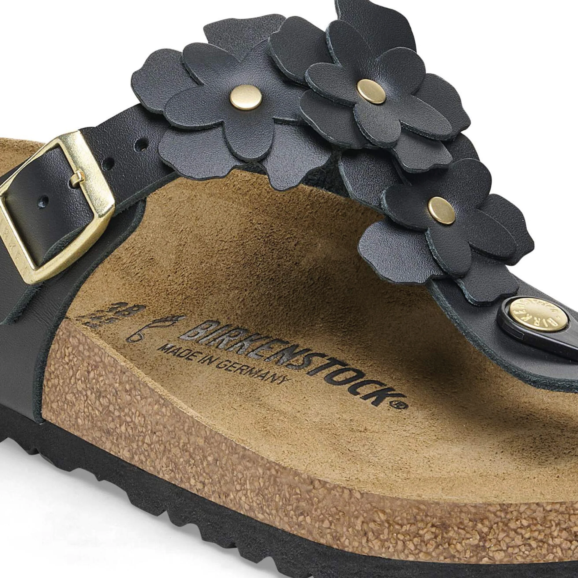 Birkenstock Infradito da donna Gizeh Flower nero  (Calzata Normale) - Image 5