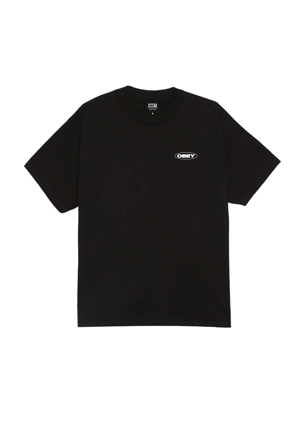Obey T-Shirt da uomo manica corta Global Impact nera - Image 2