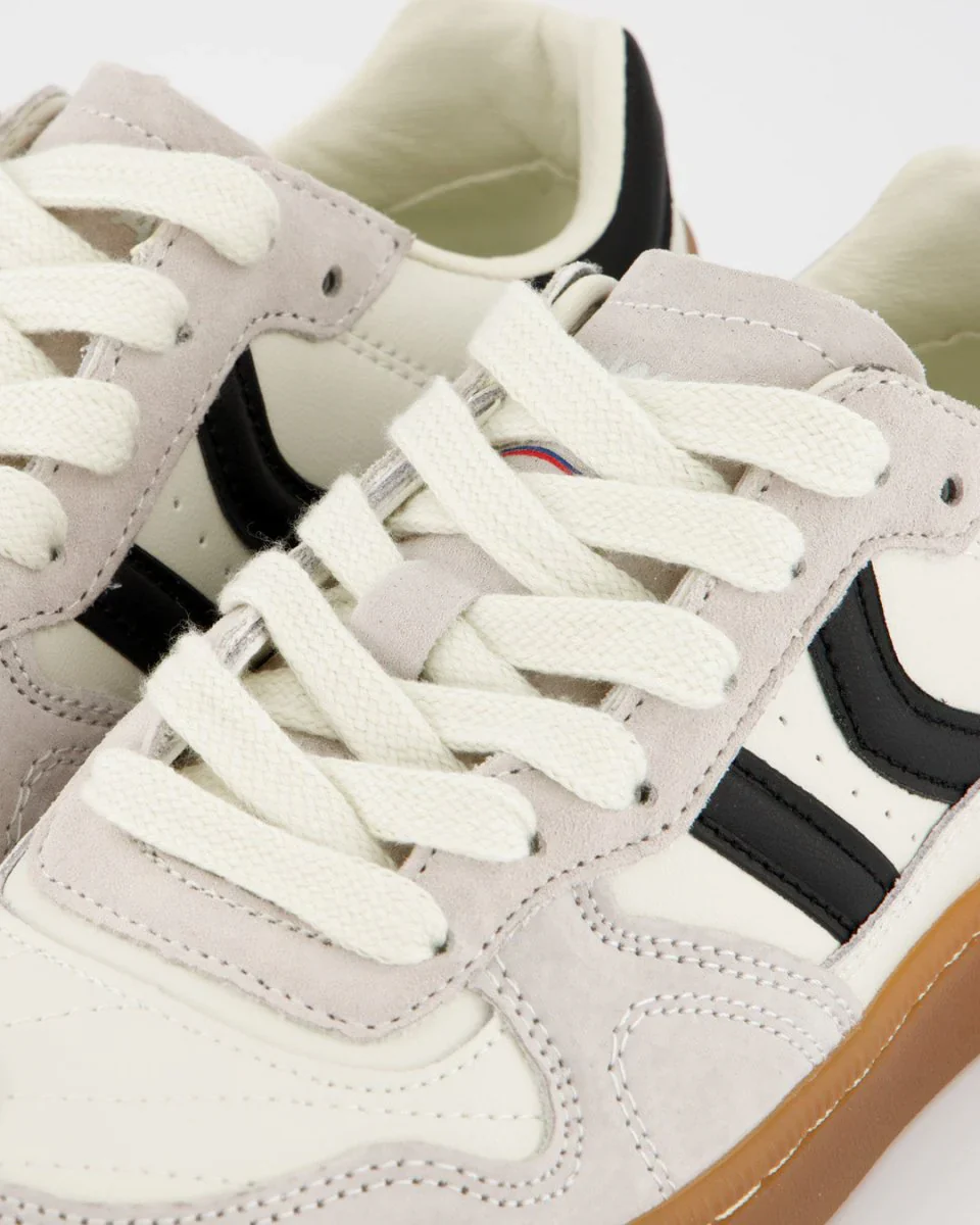 Coolway Sneaker in pelle unisex Goal Black & White - Image 6