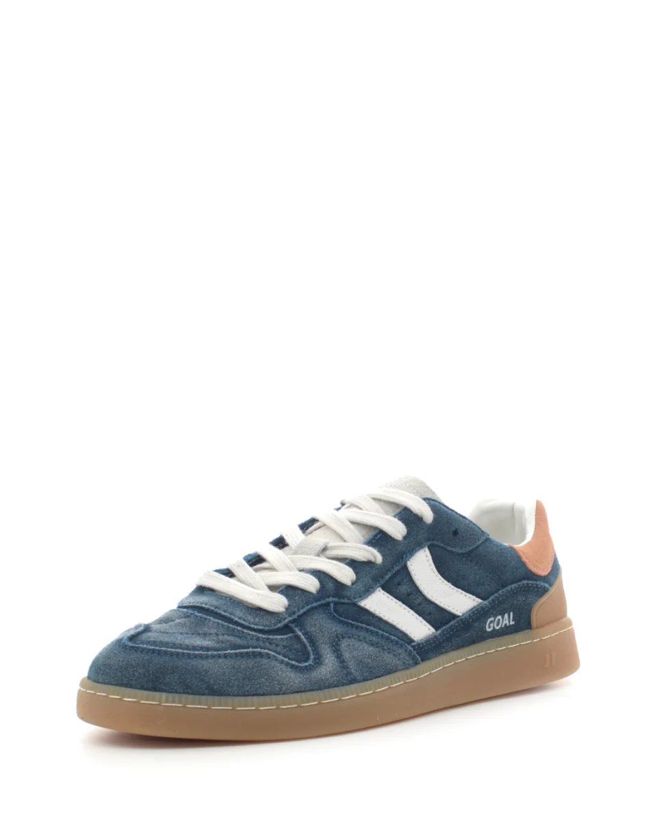 Coolway Sneaker in pelle unisex Goal Blue Royal - Image 3