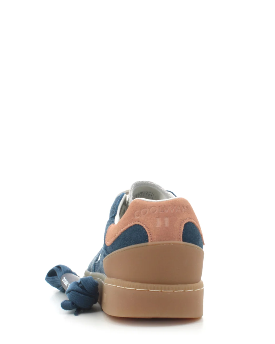 Coolway Sneaker in pelle unisex Goal Blue Royal - Image 4