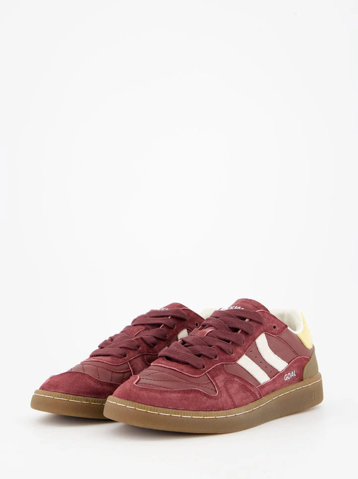 Coolway Sneaker in Pelle scamosciata Goal Bordeaux - Image 3