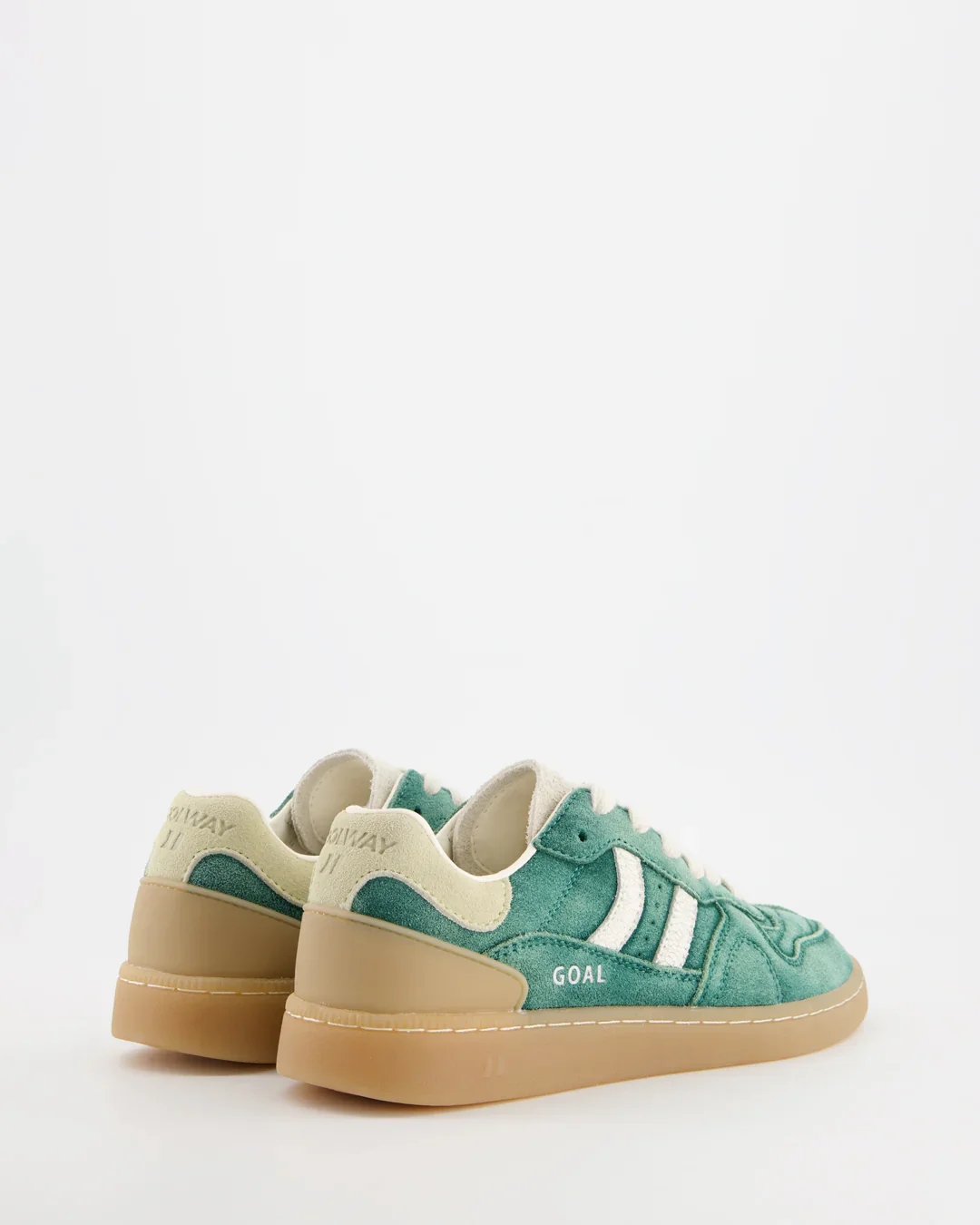 Coolway Sneaker in pelle unisex Goal verde - Image 4