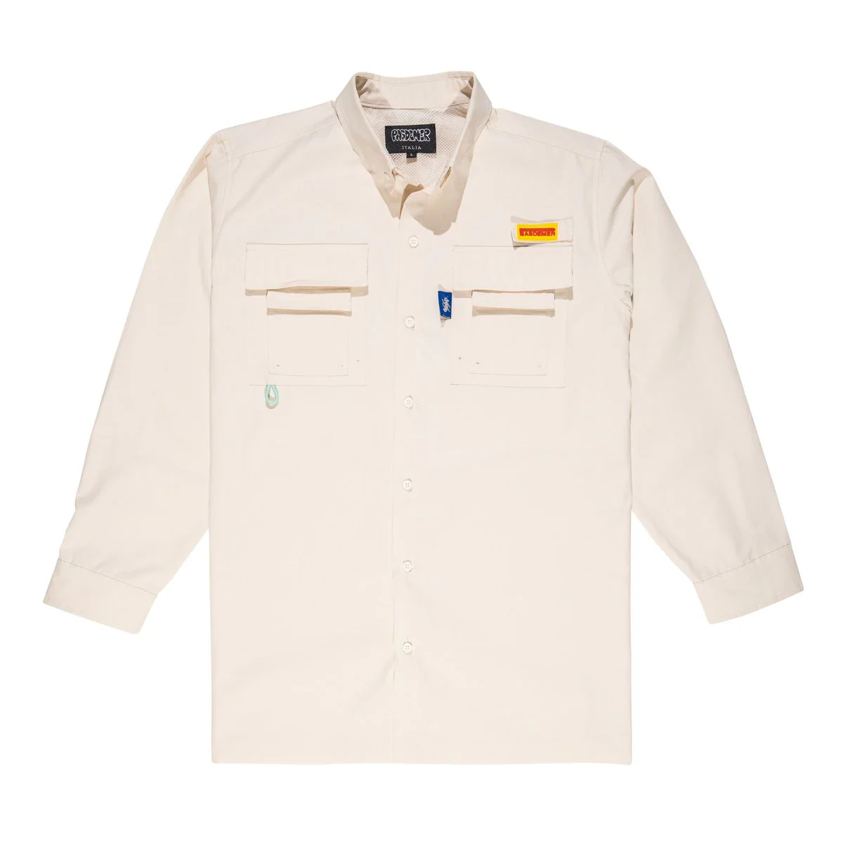 Pas De Mer Camicia da uomo Goods News panna
