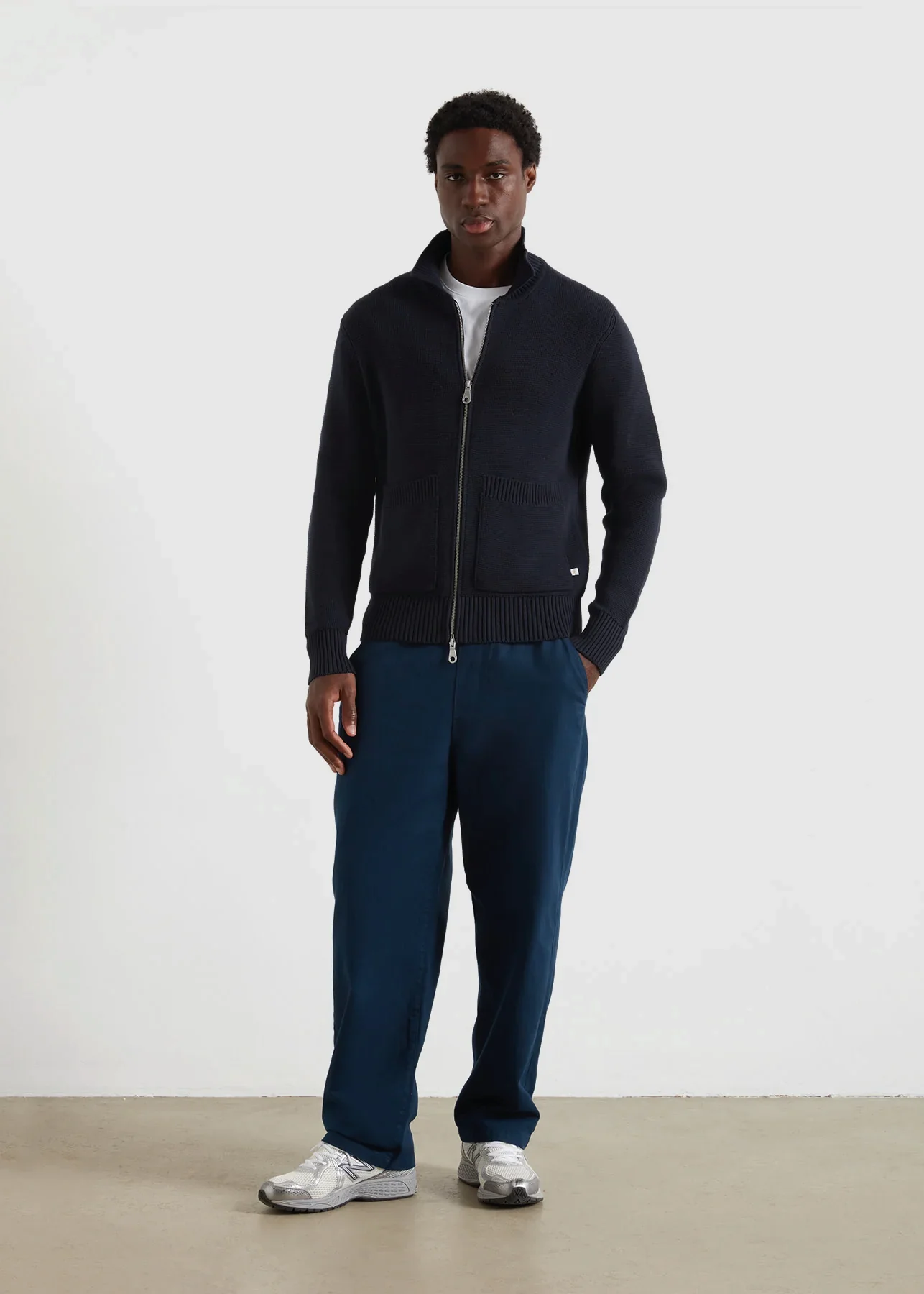 Farah Pantalone da uomo Greenport Drawstring blu - Image 2