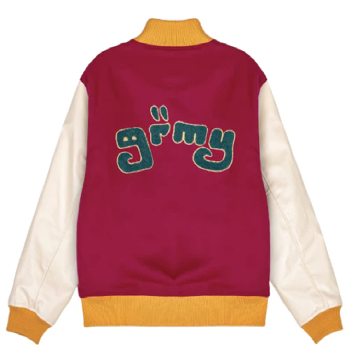 GRIMEY LUST MANTRA WOOL BASEBALL JACKET GBJK147 - Image 2