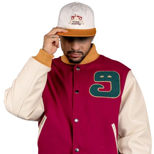 GRIMEY LUST MANTRA WOOL BASEBALL JACKET GBJK147 - Image 3