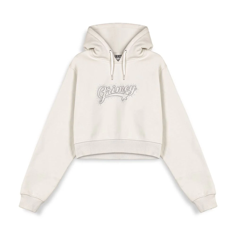 Grimey MADRID  THE CONNOISSEUR GIRL CROP HOODIE GGCCH365-BCL
