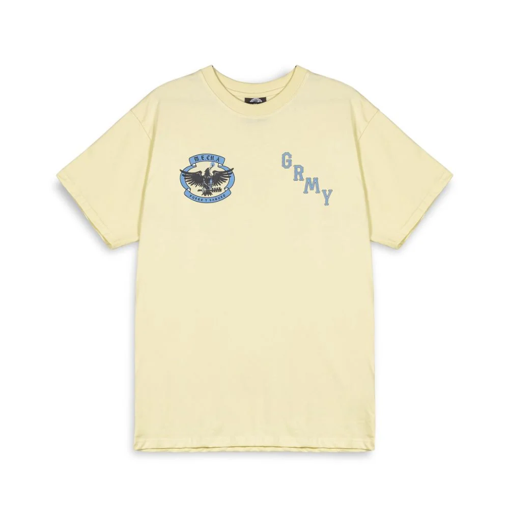 Grimey T-Shirt Uomo Causing Panic The Mecha Beige