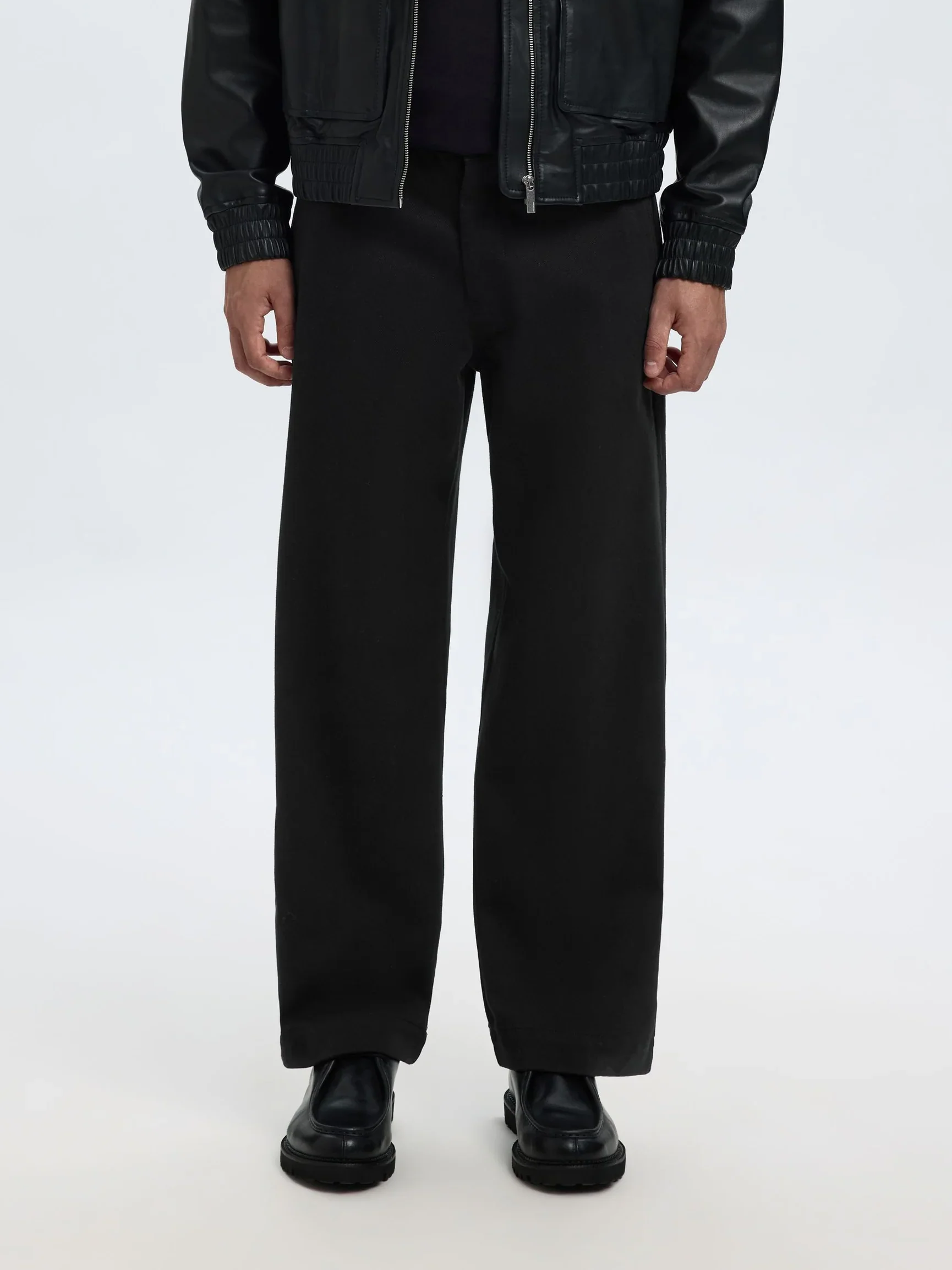 Selected Pantaloni in cotone Twill da uomo Harry neri - Image 3