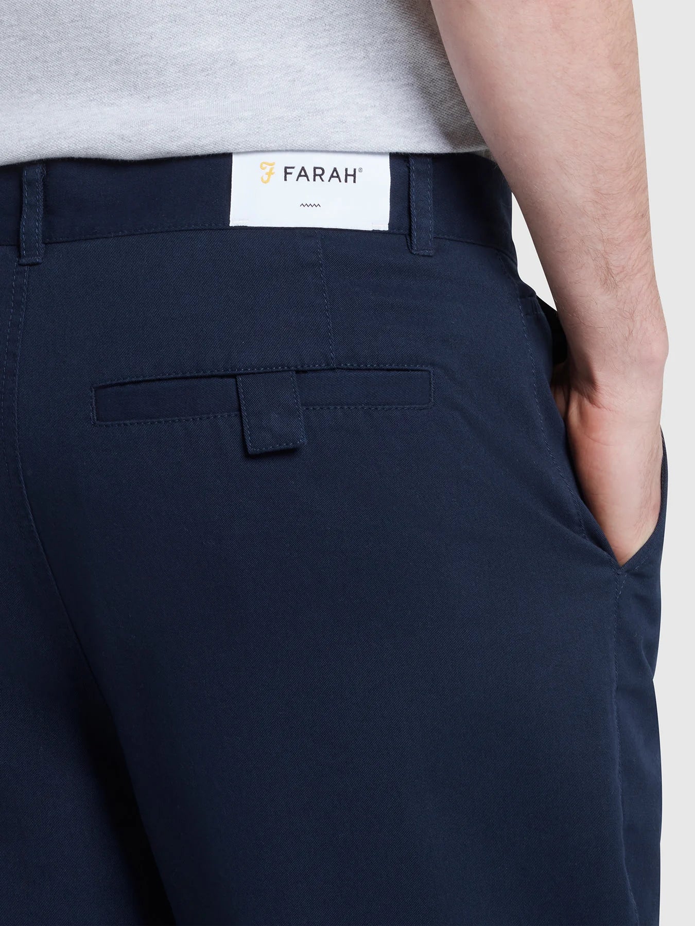 Farah Pantalone da uomo Hawtin Twill blu - Image 3