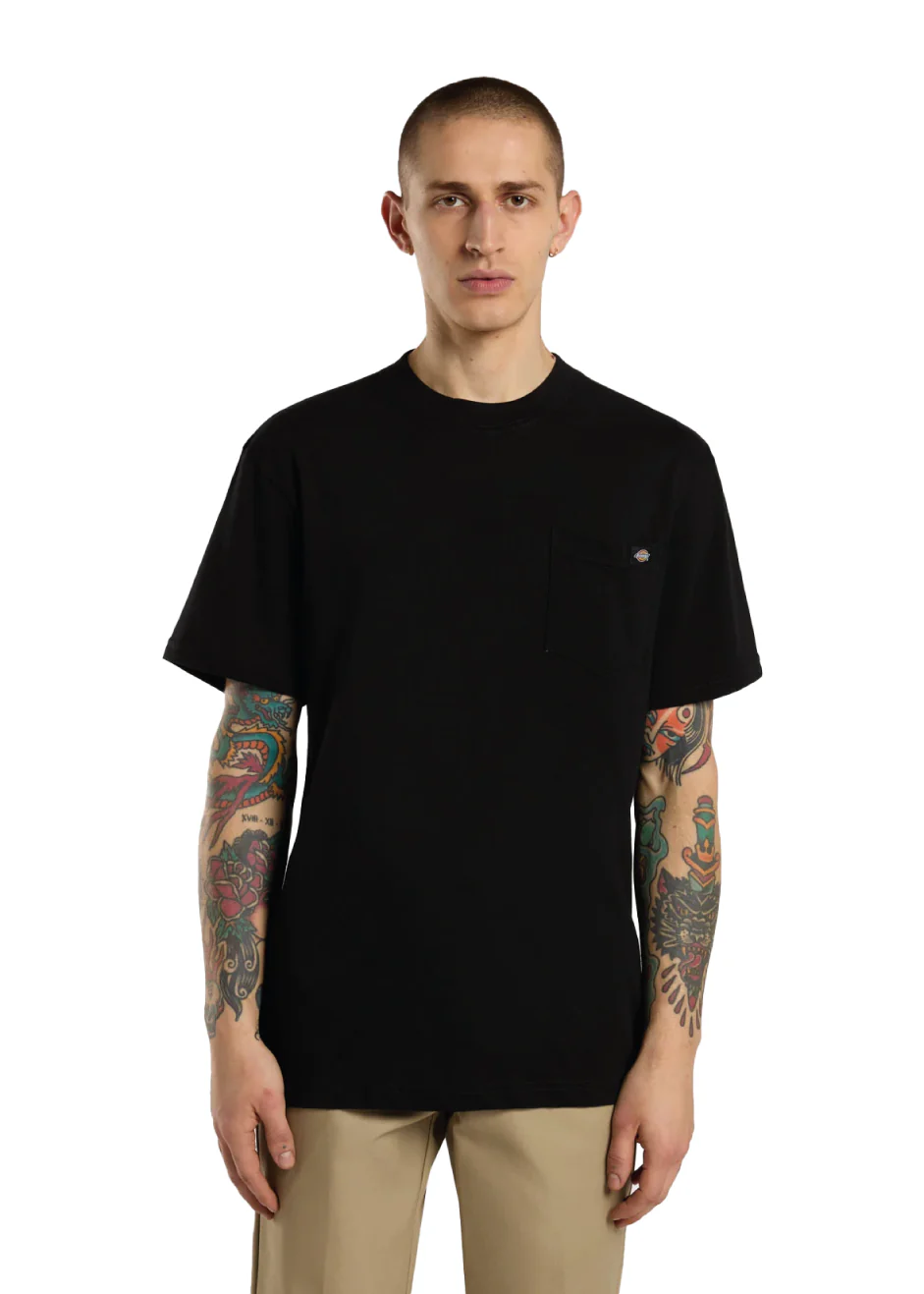 Dickies T-Shirt da uomo manica corta  Pocket nera - Image 3