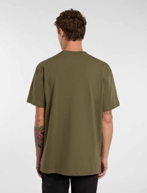 Dickies T-Shirt da uomo con taschino Pocket verde - Image 3