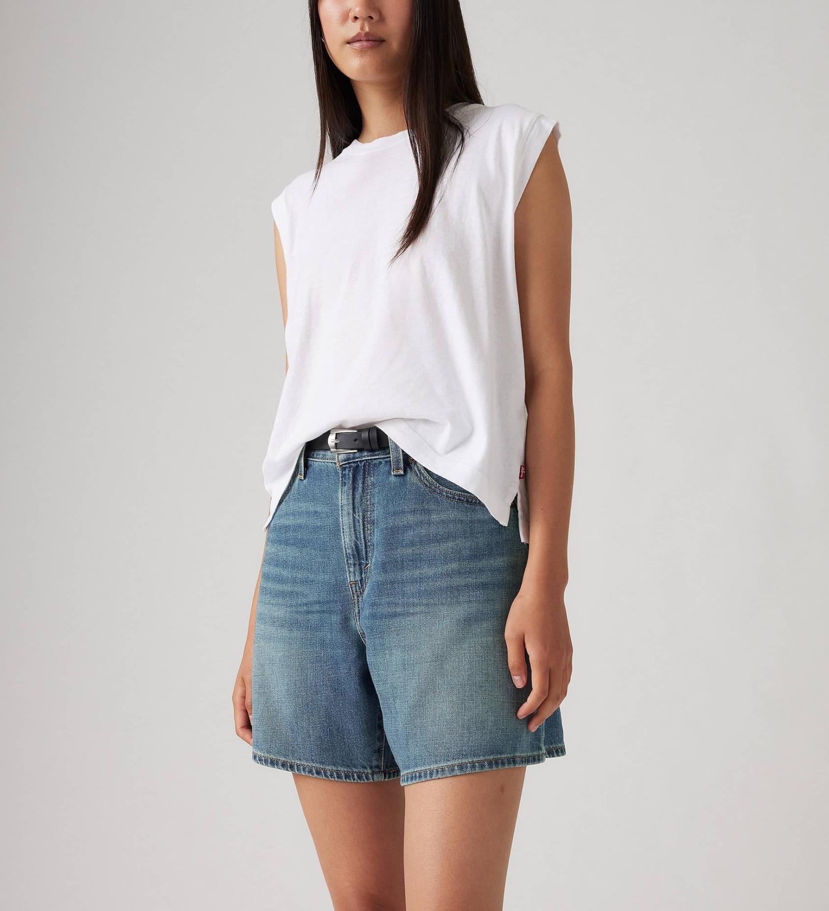Levi's Pantaloncino in jeans da donna High Rise Baggy - Image 2