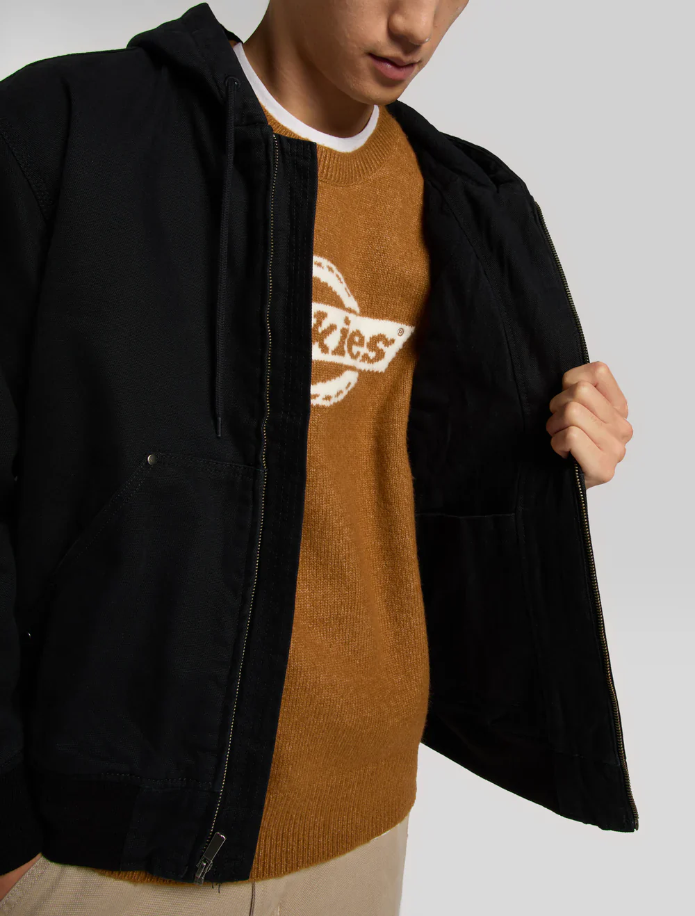 Dickies Giacca con cappuccio da uomo Hilman nera - Image 2