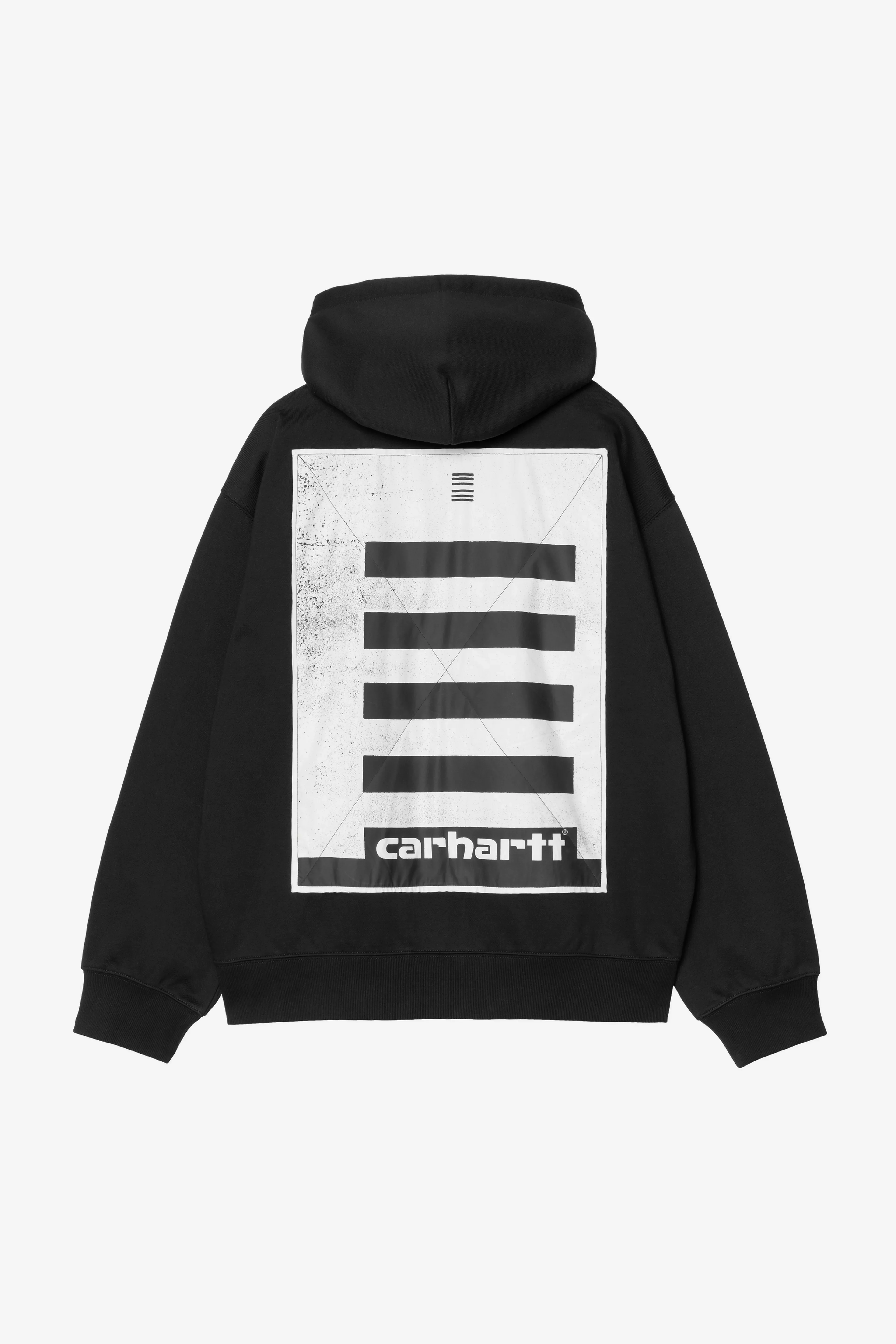 Carhartt Wip Felpa con zip e cappuccio da uomo Archive Lines nera - Image 2