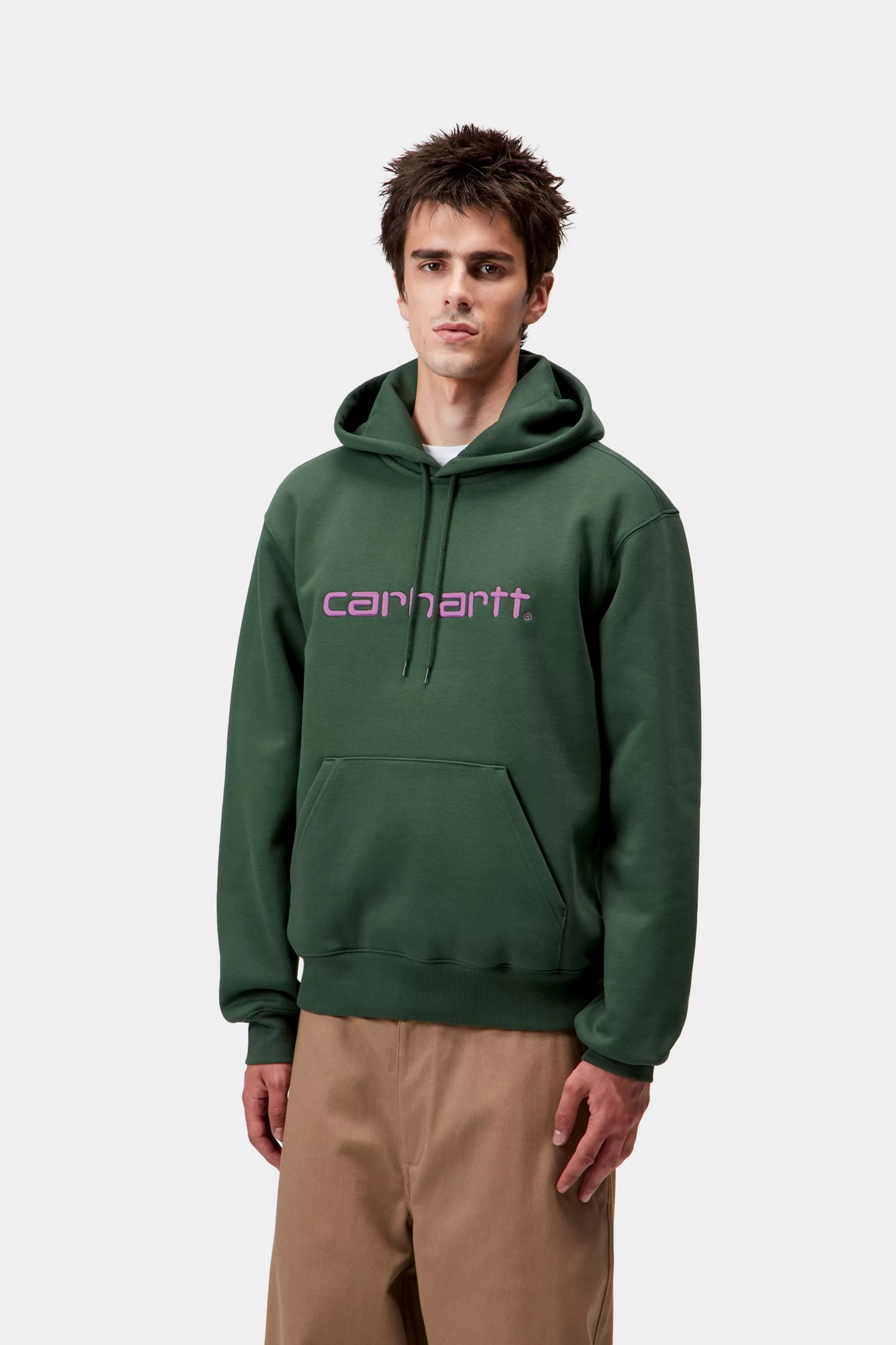 Carhartt Wip Felpa con cappuccio da uomo Carhartt verde - Image 4
