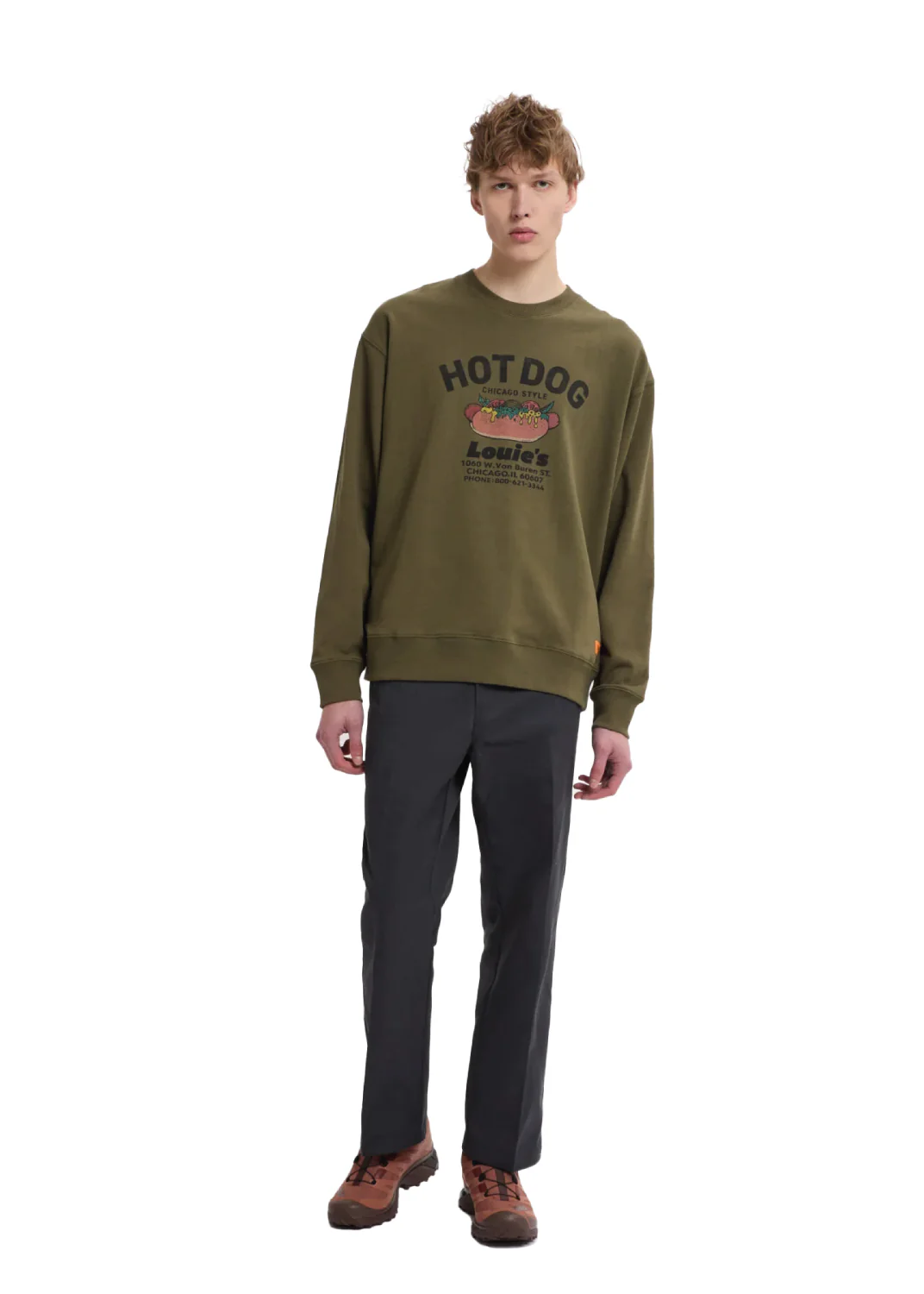 Universal Overall Felpa girocollo da uomo Hot Dog - Image 2