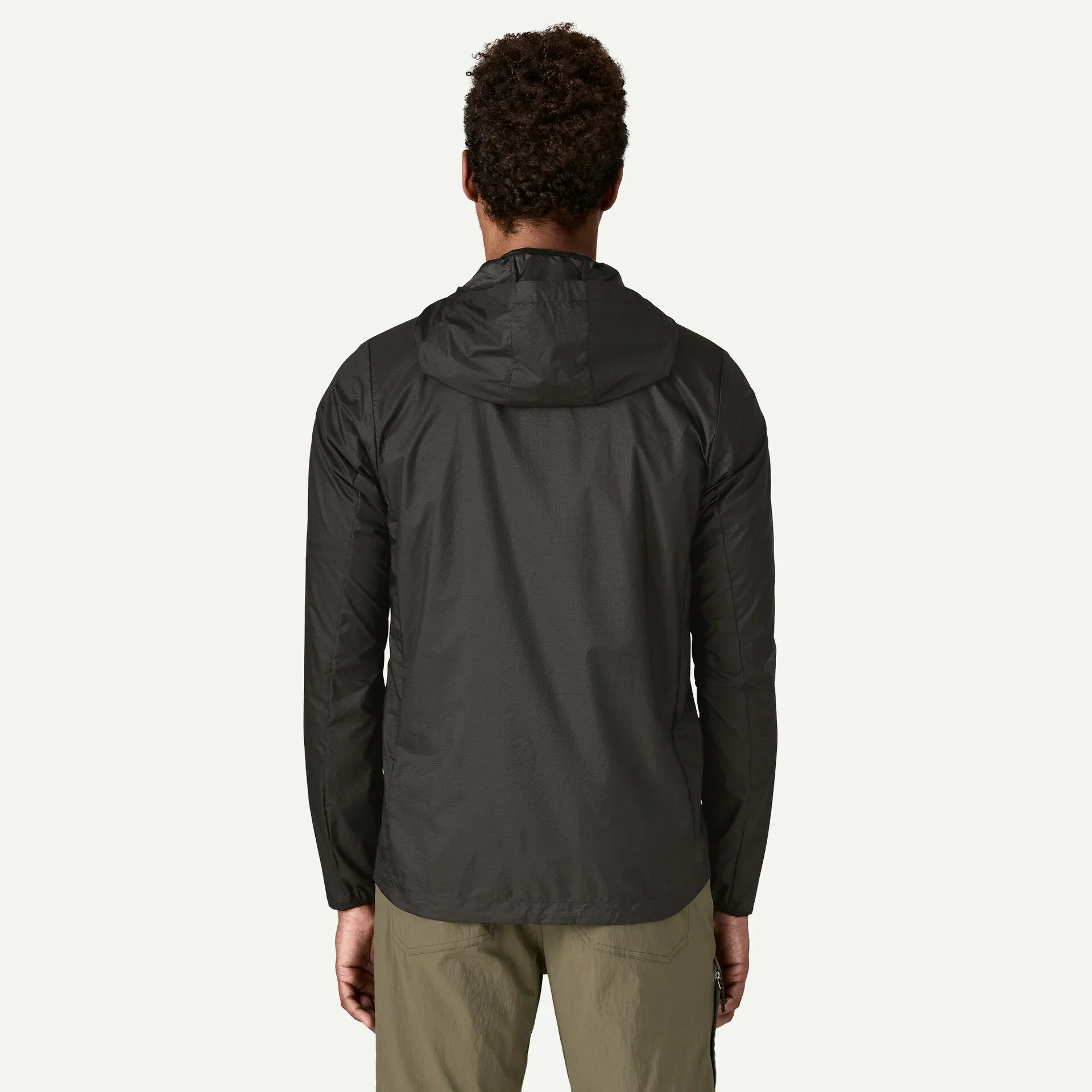 Patagonia Giacca leggera in nylon da uomo Houdini nera - Image 3