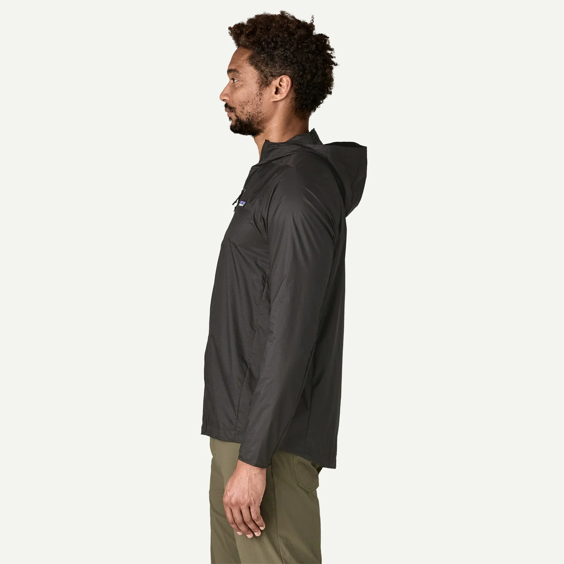 Patagonia Giacca leggera in nylon da uomo Houdini nera - Image 4