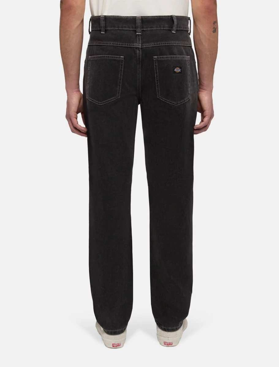 Dickies Jeans da uomo gamba dritta Houston nero - Image 3