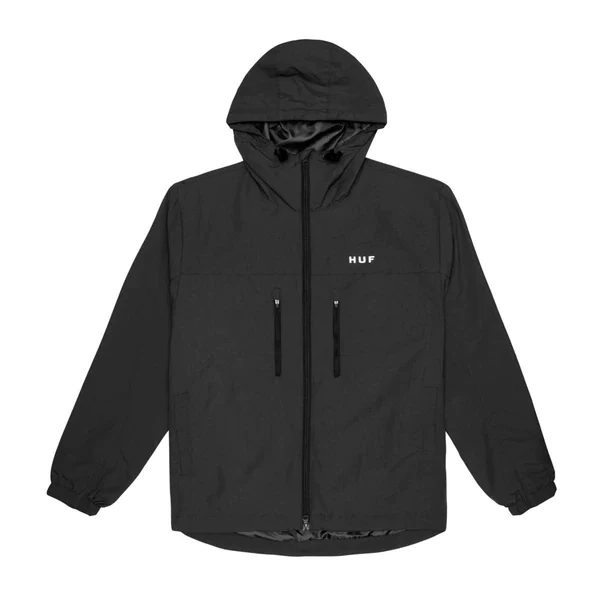 HUF ESSENTIAL ZIP STANDARD GIACCA DA UOMO CON CAPPUCCIO E ZIP JK00281