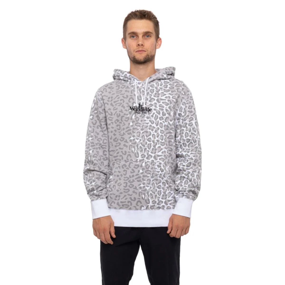 HUF PANTHERA HOODIE FELPA DA UOMO CON CAPPUCCIO 714190065 - Image 2