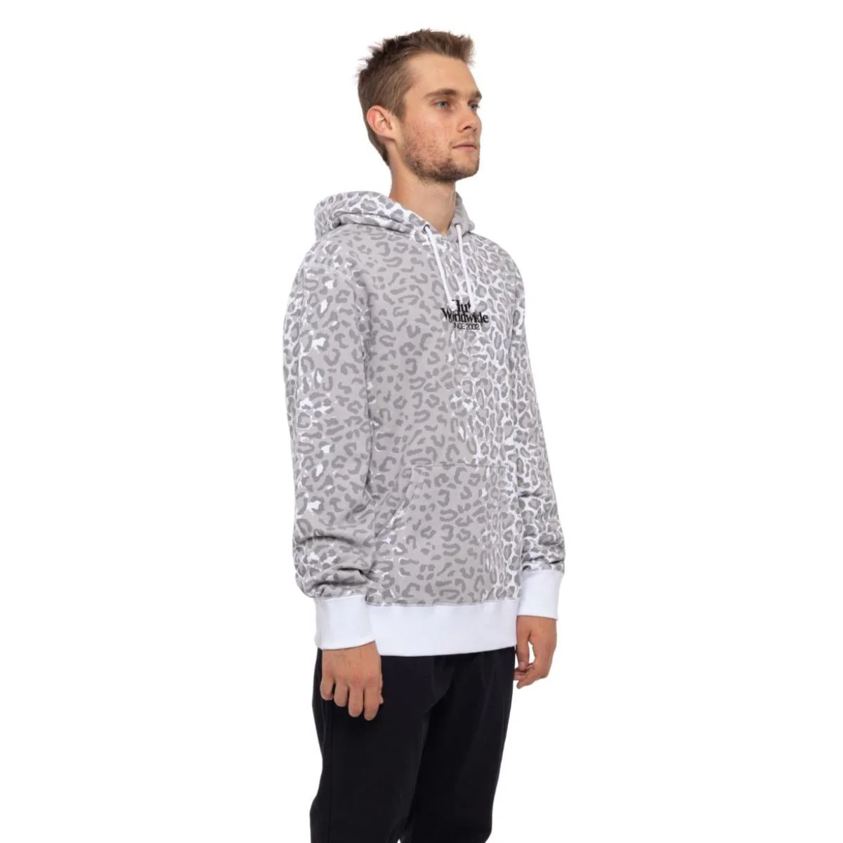 HUF PANTHERA HOODIE FELPA DA UOMO CON CAPPUCCIO 714190065 - Image 4