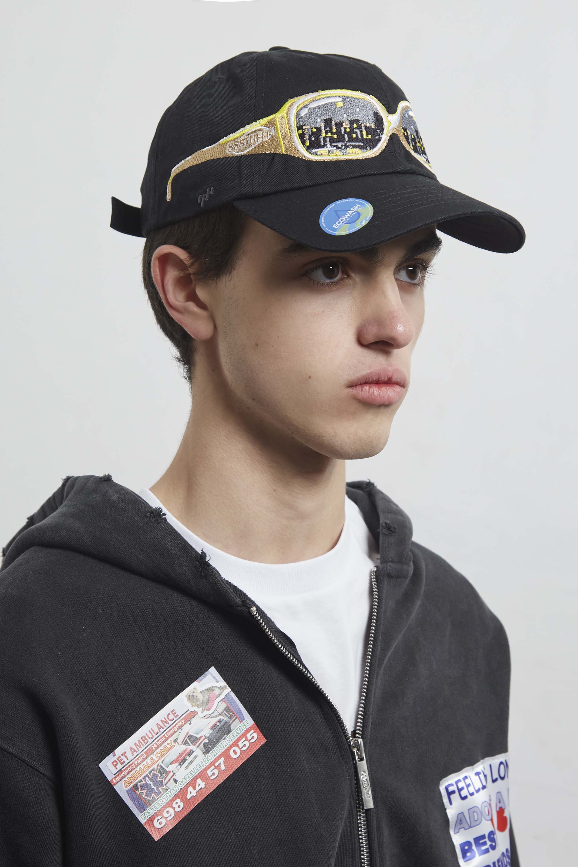 Ssstufff Cappellino uisex I Wear Glasses nero - Image 3