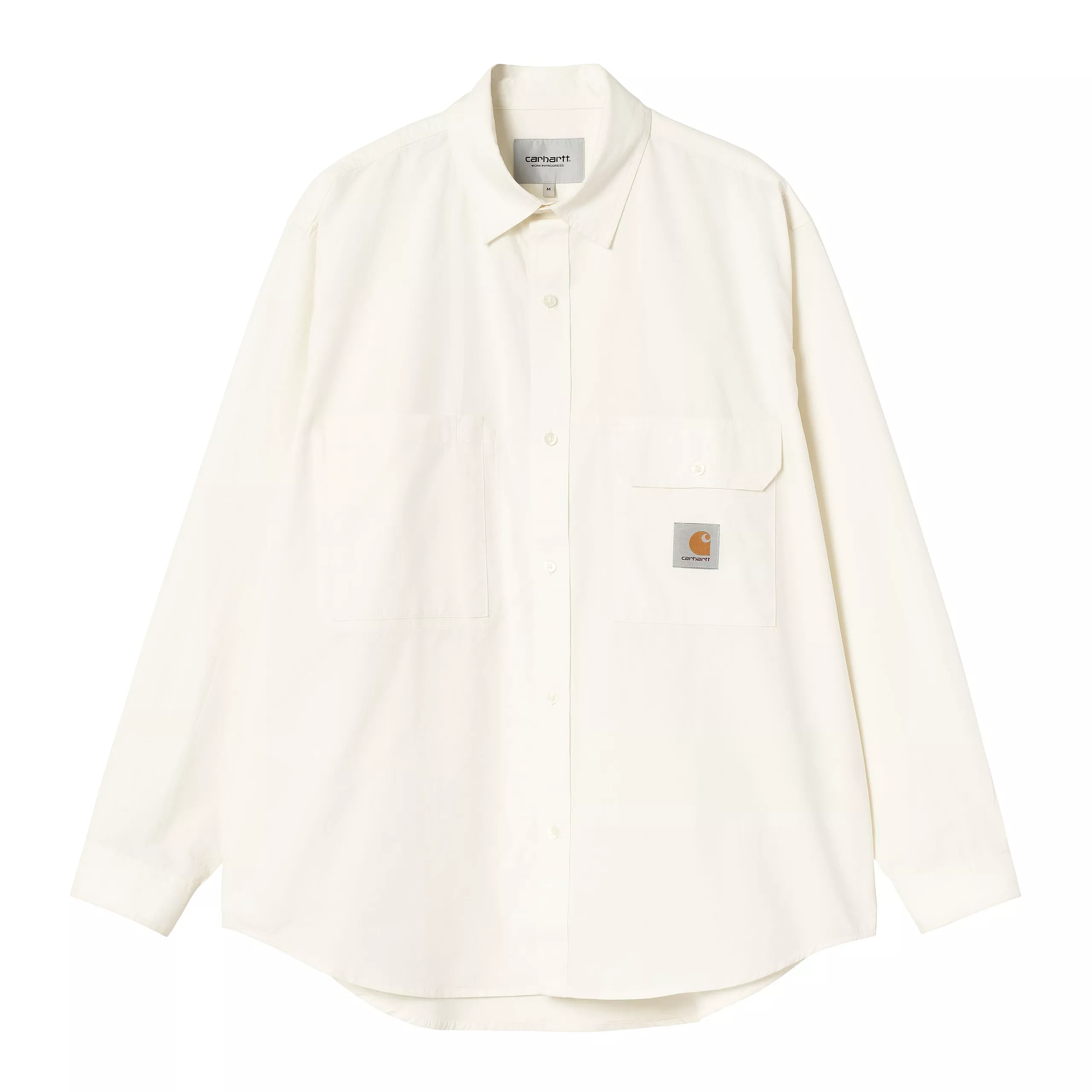 Carhartt Wip Camicia da uomo manica lunga Irwin panna