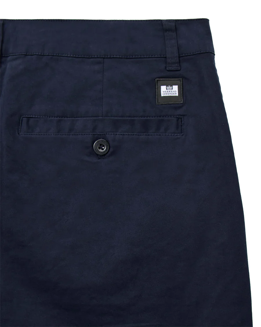 Weekend Offender Pantaloncino da uomo chinos Ivan blu - Image 3