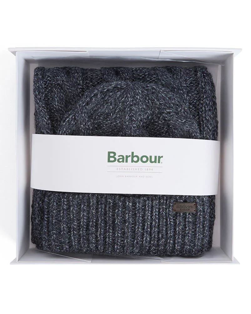 Barbour Set regalo sciarpa e cappello Jesmond - Image 4
