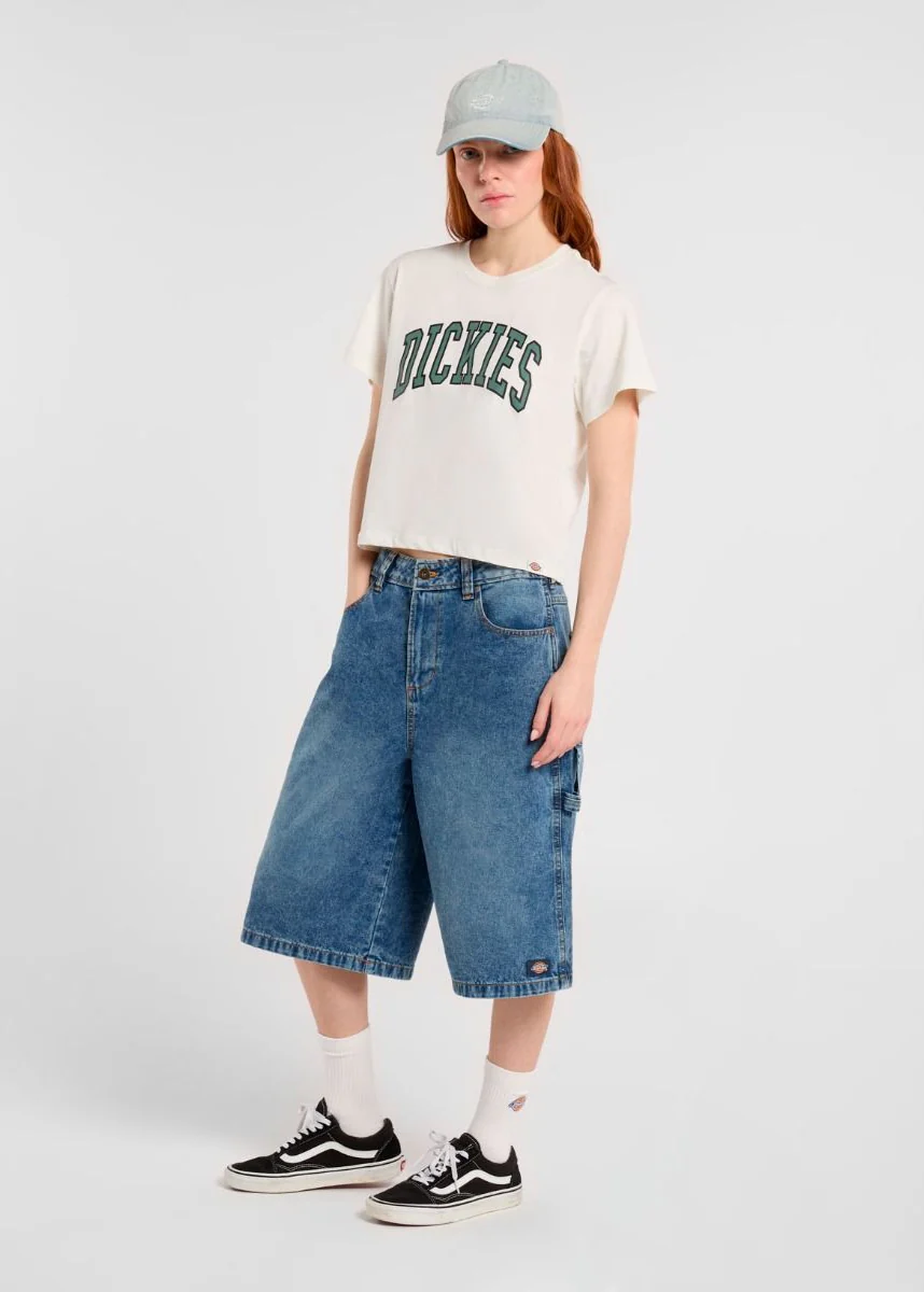 Dickies Pantaloncino di jeans largo da donna Jorts - Image 2