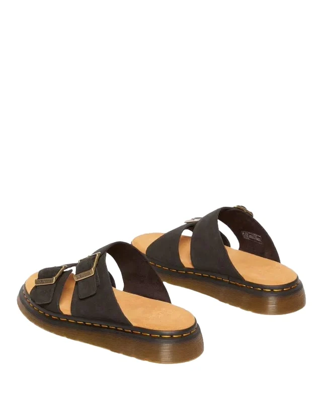 Dr Martens Sandalo in pelle scamosciata Josef nero 41082001 - Image 2