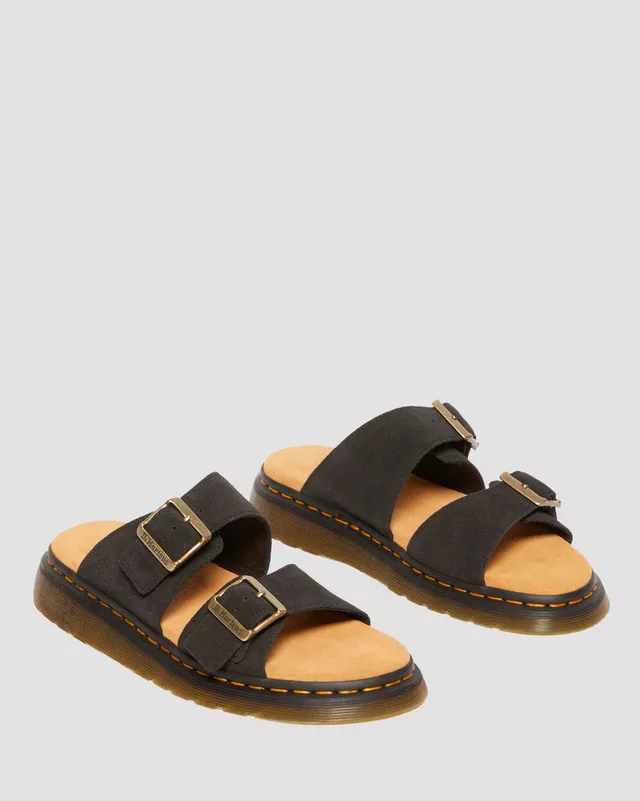 Dr Martens Sandalo in pelle scamosciata Josef nero 41082001 - Image 5