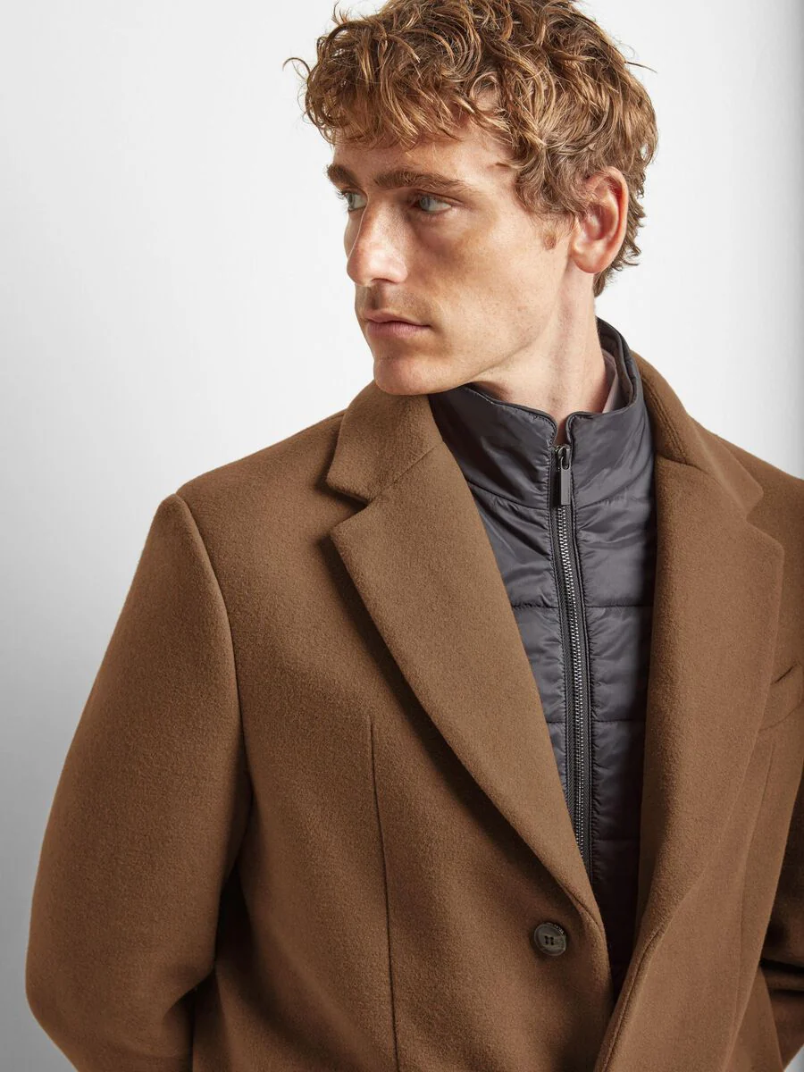 Selected Cappotto in lana da uomo Joseph cammello - Image 2