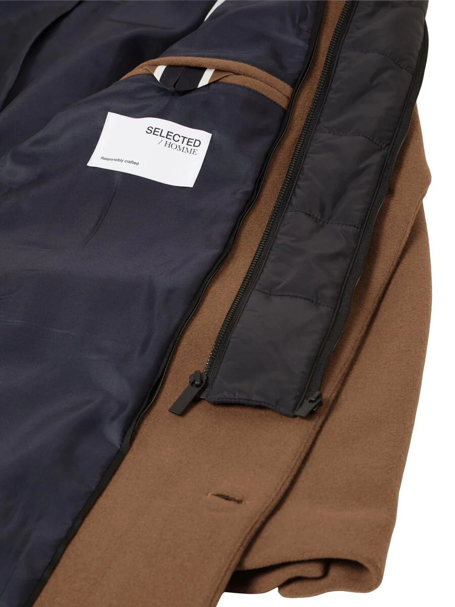 Selected Cappotto in lana da uomo Joseph cammello - Image 5