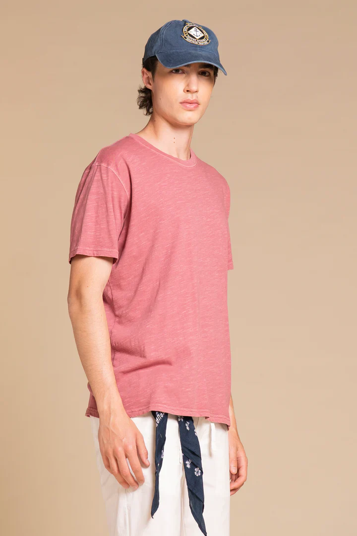 Impure T-Shirt da uomo manica corta Joshua rosa - Image 3