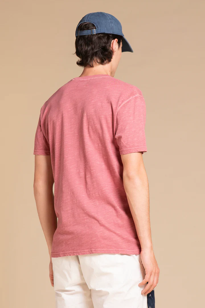 Impure T-Shirt da uomo manica corta Joshua rosa - Image 4