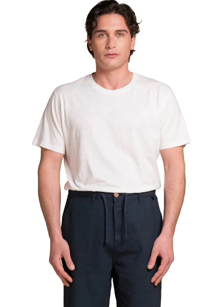 Impure T-Shirt da uomo manica corta Joshua bianca