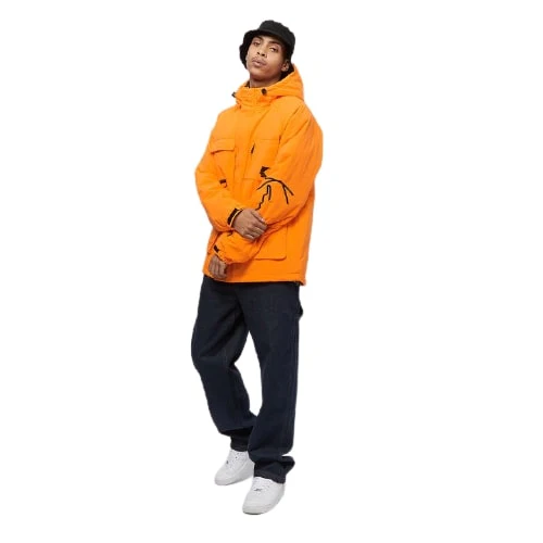 KARL KANI SIGNATURE PADDED UTILITY GIACCA DA UOMO CON CAPPUCCIO KRCKKMQ32022 - Image 3