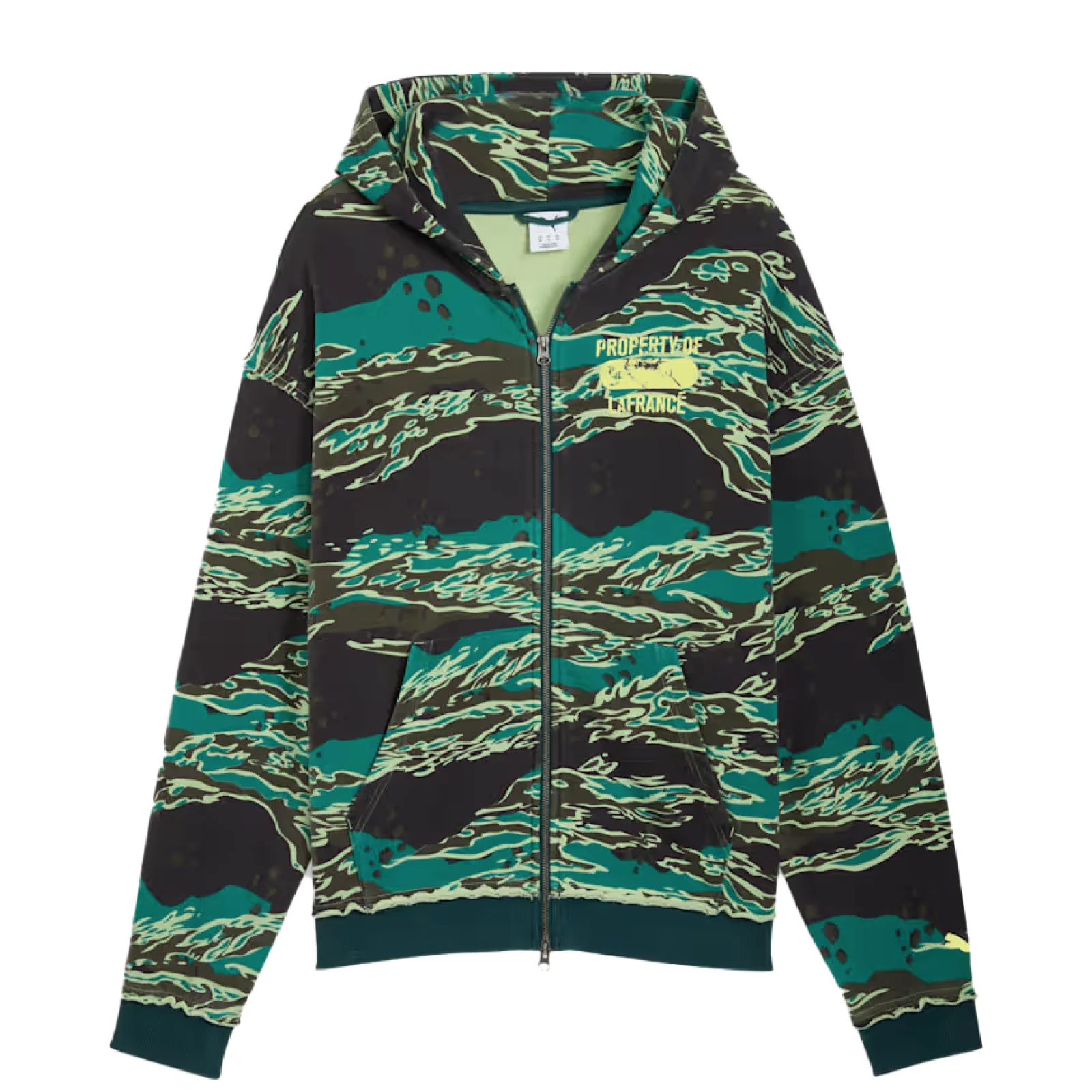 Puma Felpa con zip e cappuccio da uomo LaFrancé Supply camo