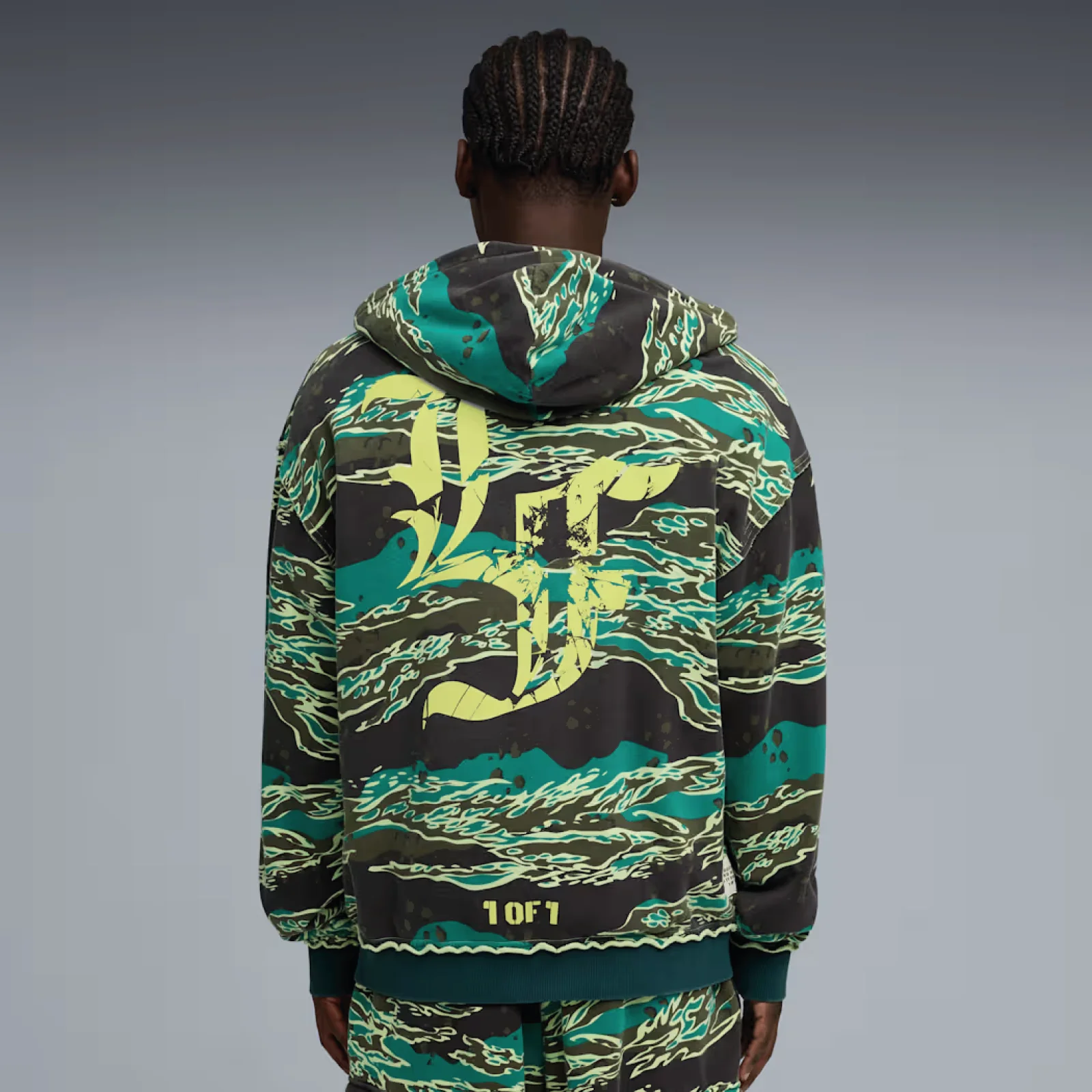 Puma Felpa con zip e cappuccio da uomo LaFrancé Supply camo - Image 4