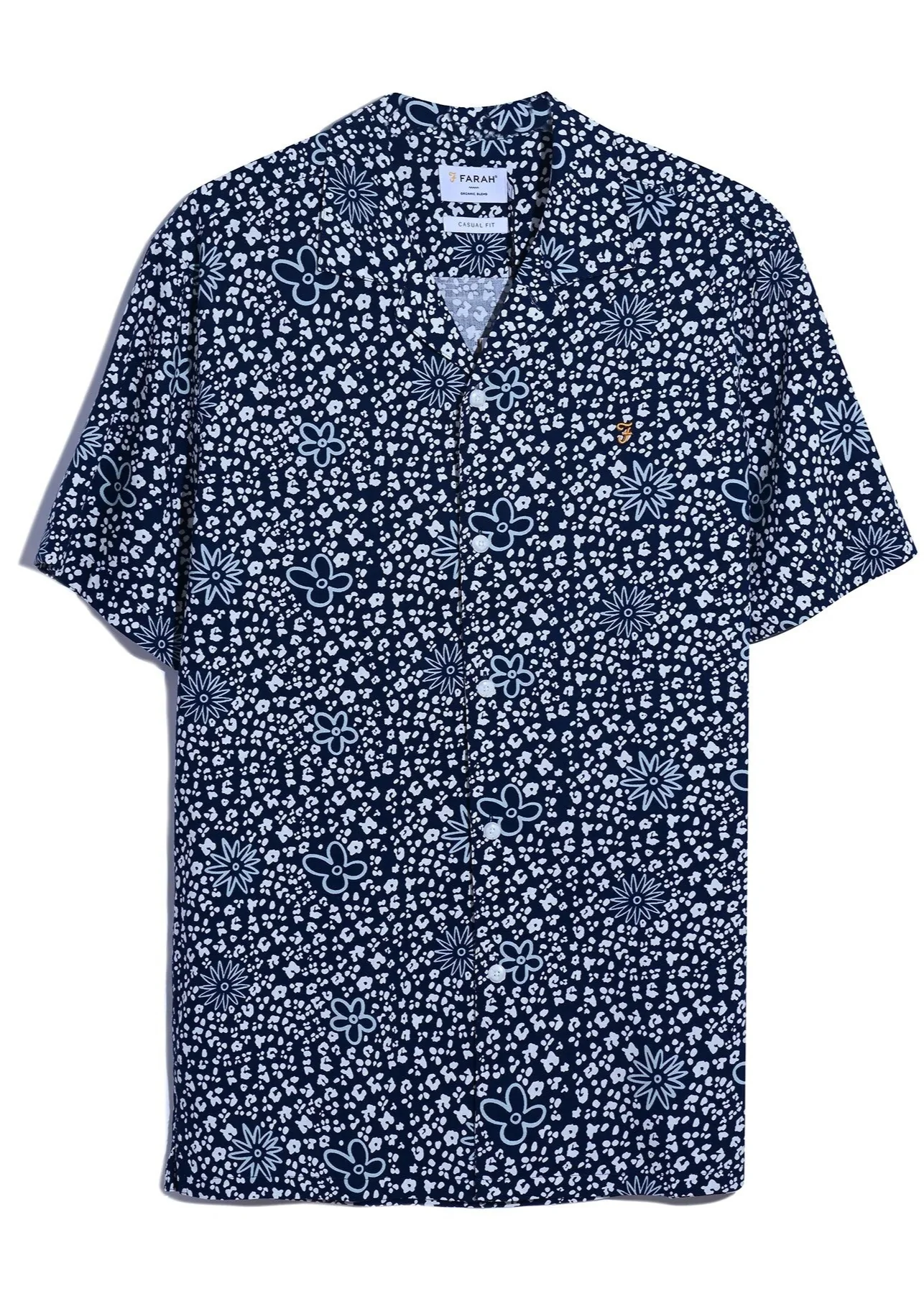 Farah Camicia fantasia da uomo manica corta Landon