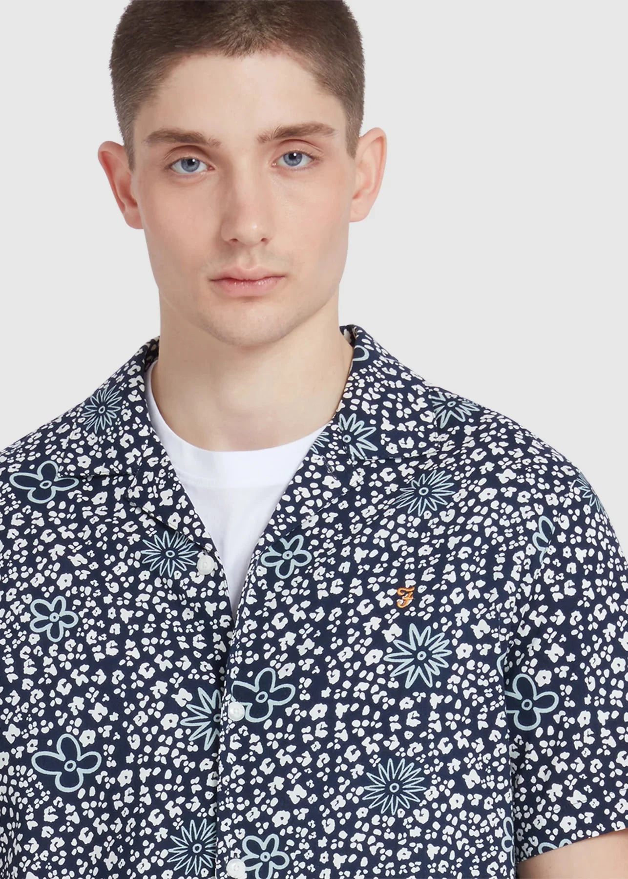 Farah Camicia fantasia da uomo manica corta Landon - Image 2