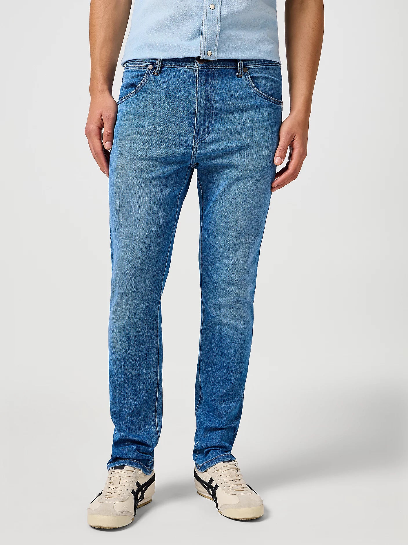 Wrangler Jeans da uomo Larston Heritage lavaggio medio - Image 5